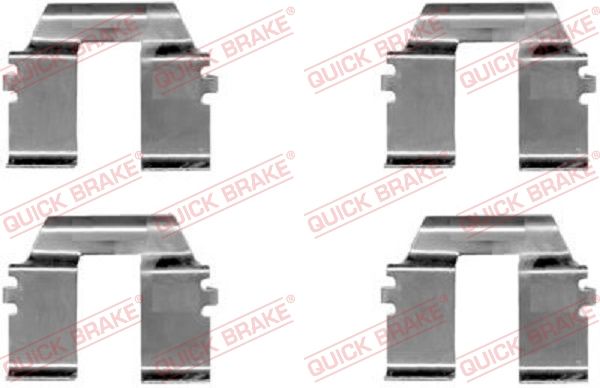 QUICK BRAKE Комплектующие, колодки дискового тормоза 109-1232